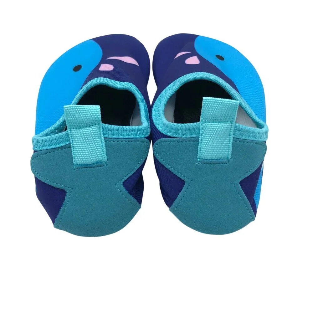 Cituo Baby Boys Girls Water Shoes Slip On Fabric Whale Blue 26/27 US 8/9